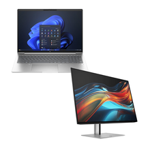 HP ProBook 465 G11 16” Laptop (AMD Ryzen 7-7735U, 16GB/512GB, WUXGA, Windows 11 Pro) + HP Series 7 23.8” USB-C Monitor 724PU Bundle (A45T9PT)