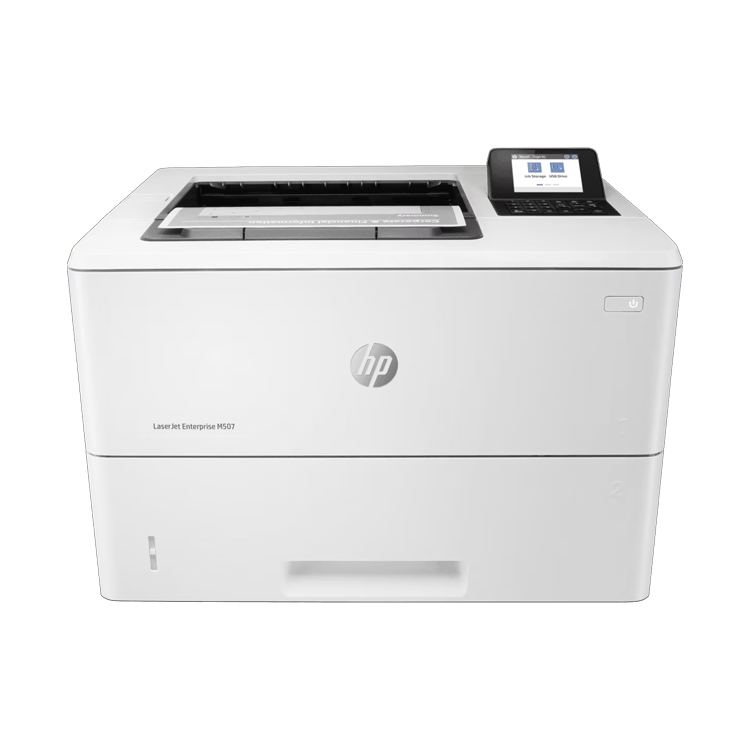 HP LaserJet Enterprise M507dn Printer - Mono Laser Printer, 43ppm, duplex 1PV87A)