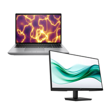 HP ZBook Fury G11 16” Mobile Workstation (Intel i7-14700HX, 32GB/1TB, RTX 2000 Ada, WUXGA Touch, Windows 11 Pro) + HP Series 3 Pro 23.8” FHD Monitor 324PV Bundle (A71E0PT)