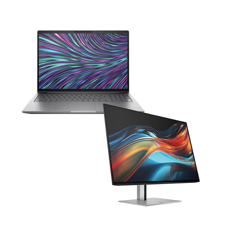 HP ZBook Power G11 16” Mobile Workstation (Intel U7-155H, 16GB/512GB, RTX 500 Ada, WUXGA Touch, Windows 11 Pro) + HP Series 7 23.8” USB-C Monitor Bundle (A71DPPT)