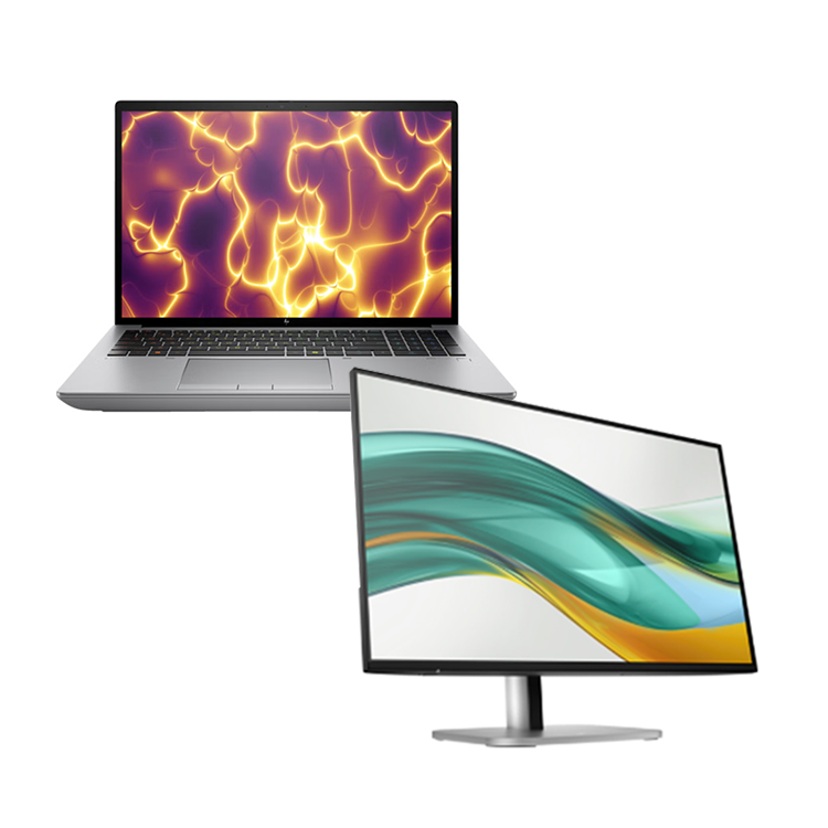 HP ZBook Fury G11 16” Mobile Workstation (Intel i7-14700HX, 32GB/1TB, RTX 2000 Ada, WUXGA Touch, Windows 11 Pro) + HP Series 5 23.8” FHD Monitor 524PF Bundle – Special Offer $159 (A71E0PT)