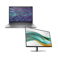 HP ZBook Power G11 16” Mobile Workstation (Intel U7-155H, 16GB/512GB, RTX 500 Ada, WUXGA Touch, Windows 11 Pro) + HP Series 5 23.8” FHD Monitor 524PF Bundle (A71DPPT)