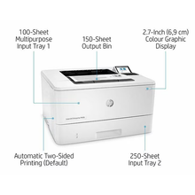 HP LaserJet Enterprise M406dn Printer - 38ppm Black Mono Laser Printer with Duplex & Network (3PZ15A)
