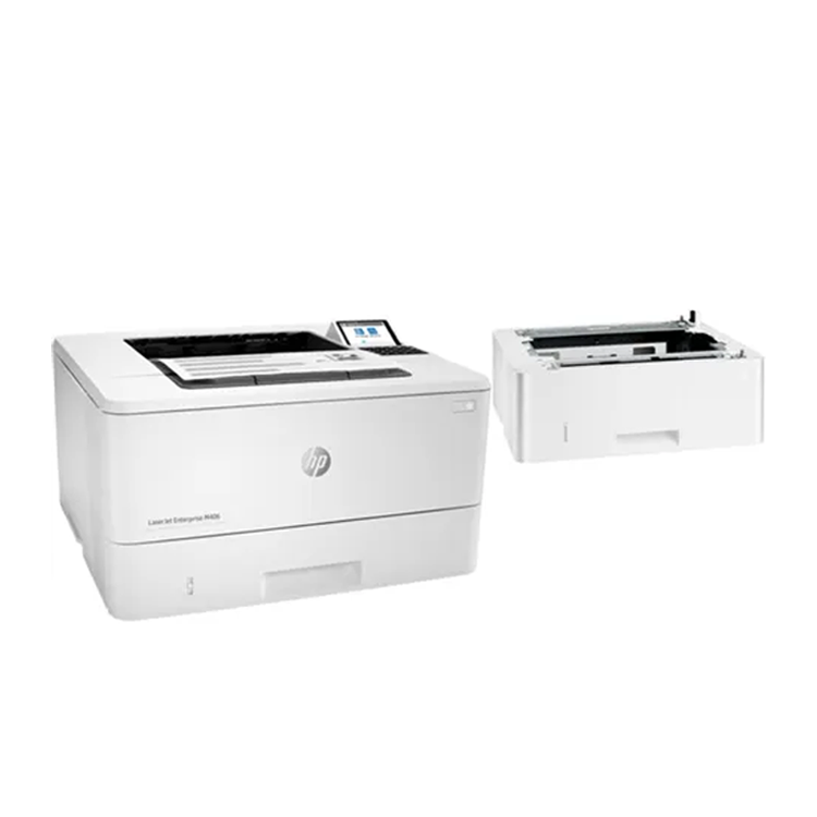 HP LaserJet Enterprise M406dn Printer - Mono Laser Printer with Extra Tray Bundle (3PZ15A-Tray)