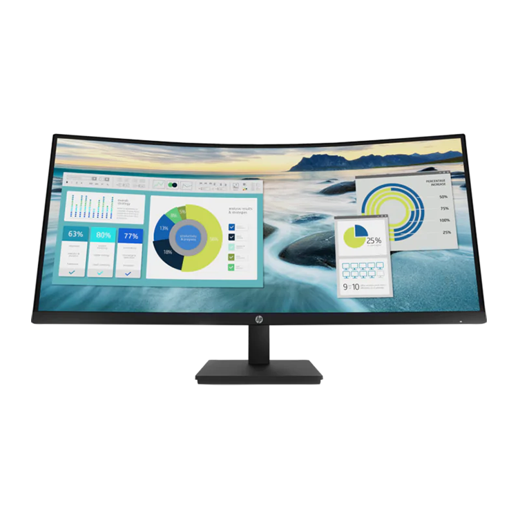 HP P34hc G4 34-inch WQHD Curved Monitor (21Y56AA)