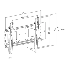Ezymount Fixed TV Wall Mount for 32–55″ Displays
