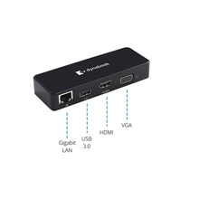 Dynabook USB-C Travel Adapter – 4K HDMI, VGA, LAN & USB Hub (PS0001UA1PRP)