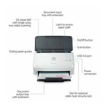 HP ScanJet Pro 2000 s2 Scanner – 35ppm Duplex Sheetfed Scanner - 1200 dpi (6FW06A)