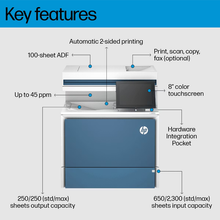 HP Color LaserJet Enterprise 5800dn MFP – 45ppm Colour Duplex Network MFP (6QN29A)