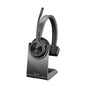 Poly Voyager 4310 UC Mono Headset with BT700 Adapter & Charging Stand (77Y92AA)
