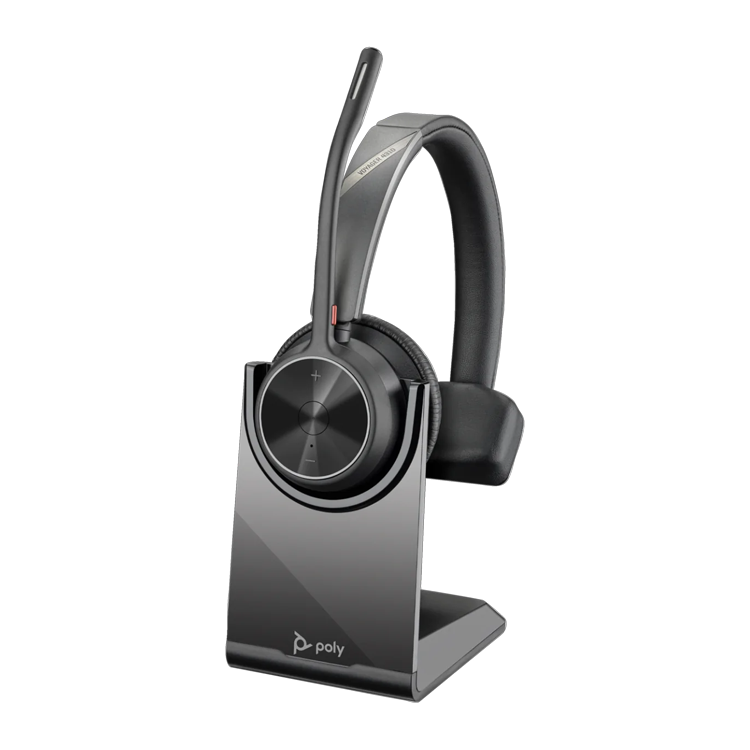 Poly Voyager 4310 UC Mono Headset - Bluetooth + BT700C + Charging Stand (77Y96AA)